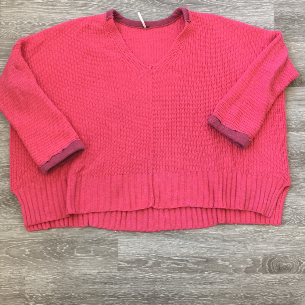 Oversized free people sweater